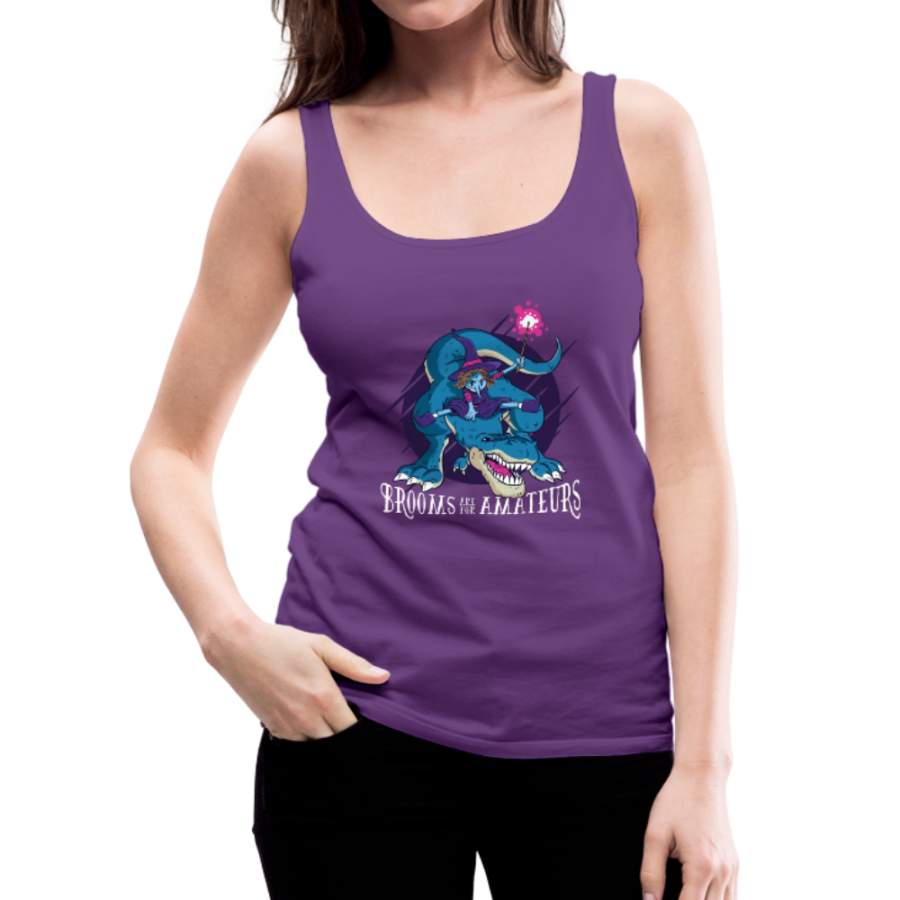 Tank Top | Witch riding a t-rex