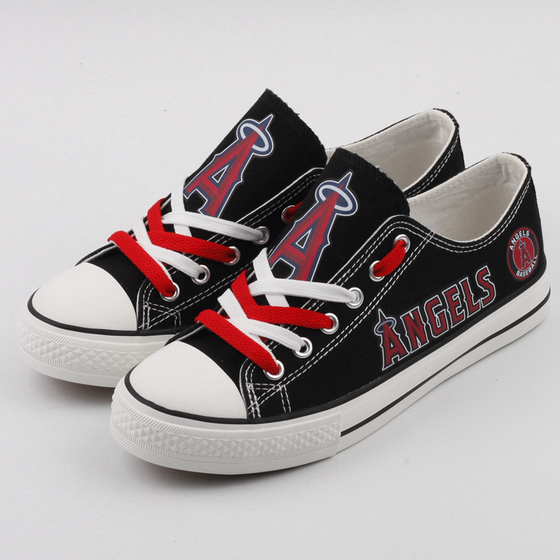 Los Angeles Angels Low Top Canvas Shoes Limited Sneakers Style #1 Gift For Fans