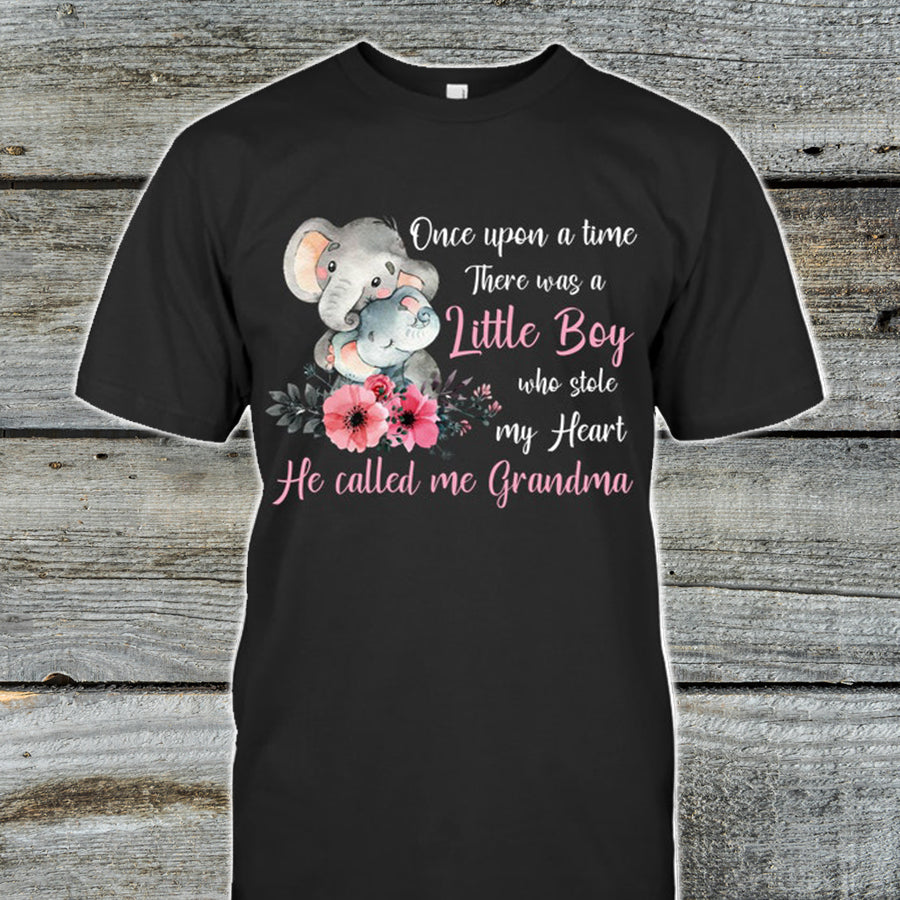 Elephant- There Was A Little Boy He Called Me Grandma, Grandma Shirt, Happy Mother’S Day