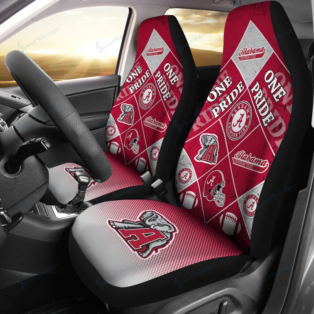 Alabama Crimson Tide Car Seat Covers Bg21