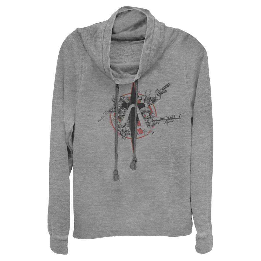 Borderlands 3 Junior’s Join the Crimson Raiders  Cowl Neck Sweatshirt