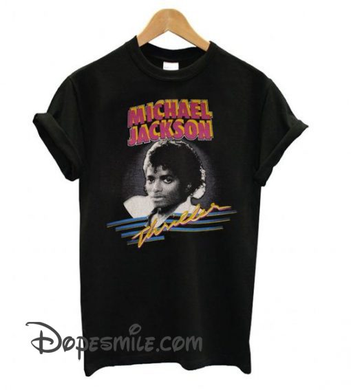 1982 MICHAEL JACKSON THRILLER cool T shirt