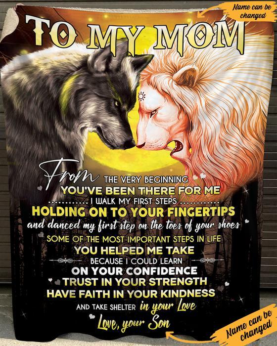 Wolf And Lion Blanket From The Very Beginning You Ve Been There For Me I Walk My First Steps