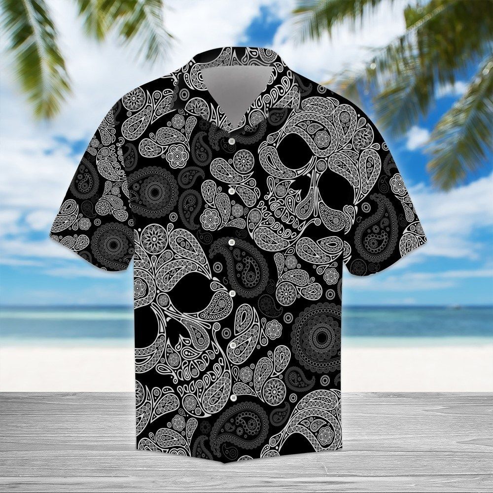 Shop From 1000 Unique Skull Pattern Hawaii Shirt Ha33878