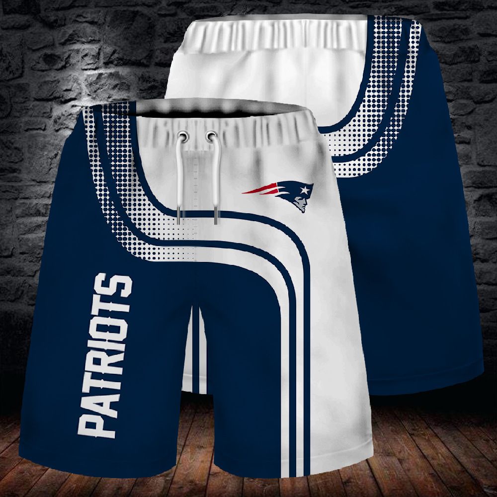 New England Patriots 3D Digital Printing Fashion Sports Shorts