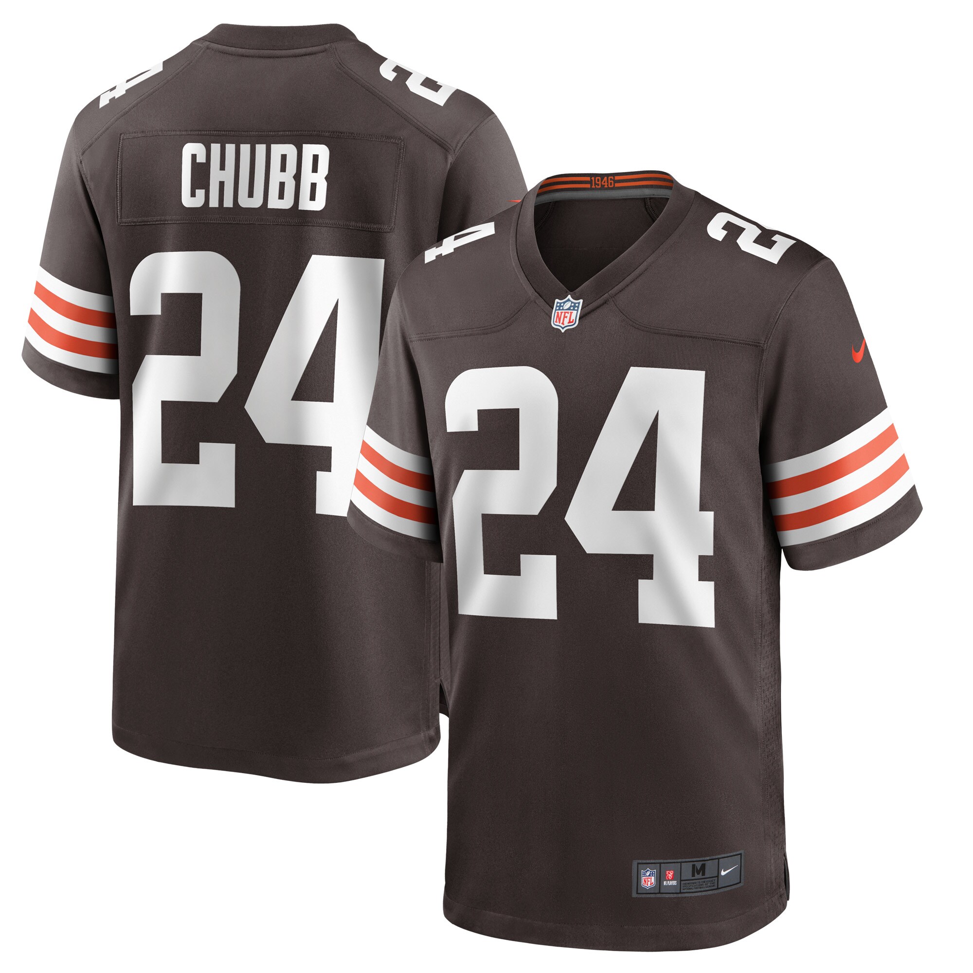 Nick Chubb Cleveland Browns Player Game Jersey – Brown