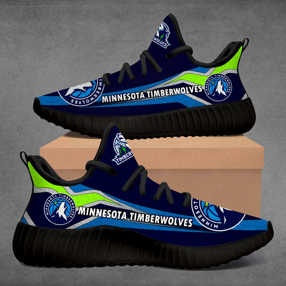 Minnesota Timberwolves Casual Sports Running Walking Sneaker Shoes