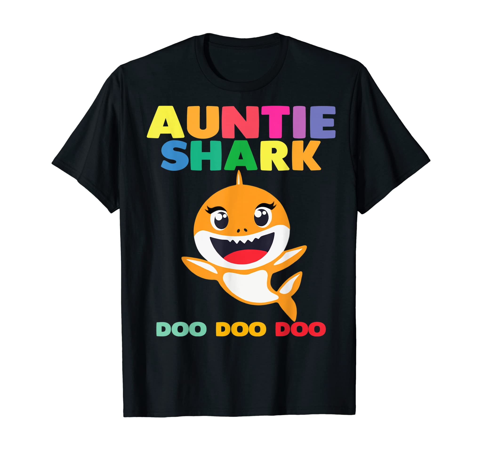 Auntie Shark Doo Doo Shirt for Matching Family Pajamas