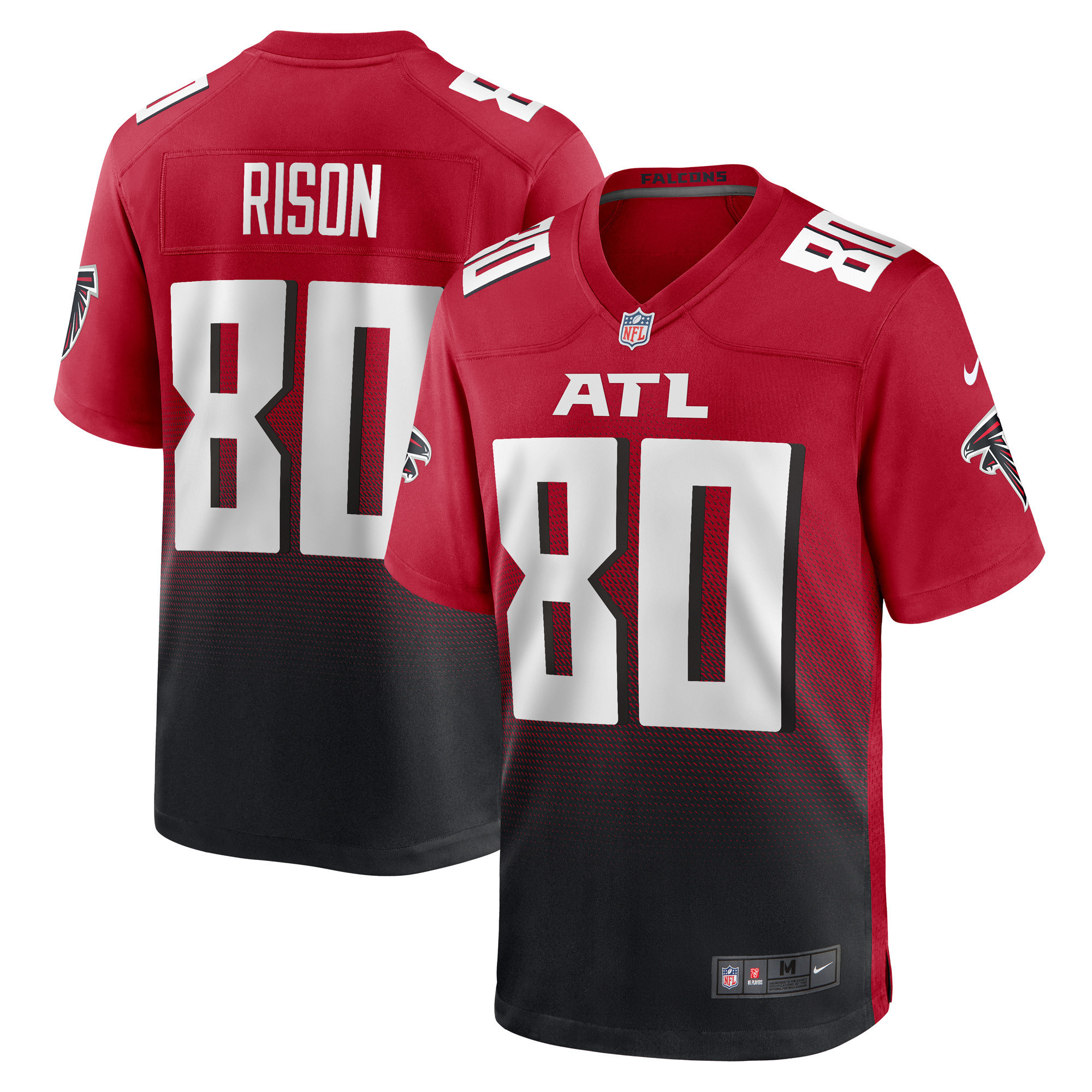 Andre Rison Atlanta Falcons Retired Player Jersey – Red NFL