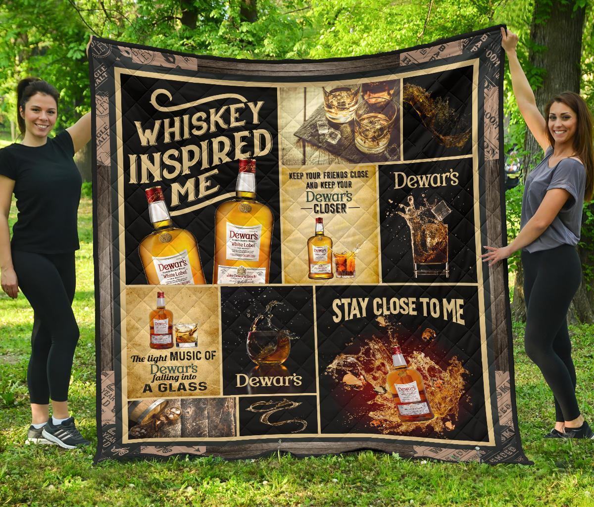 Dewar’S Quilt Blanket Whiskey Inspire Me Gift Idea