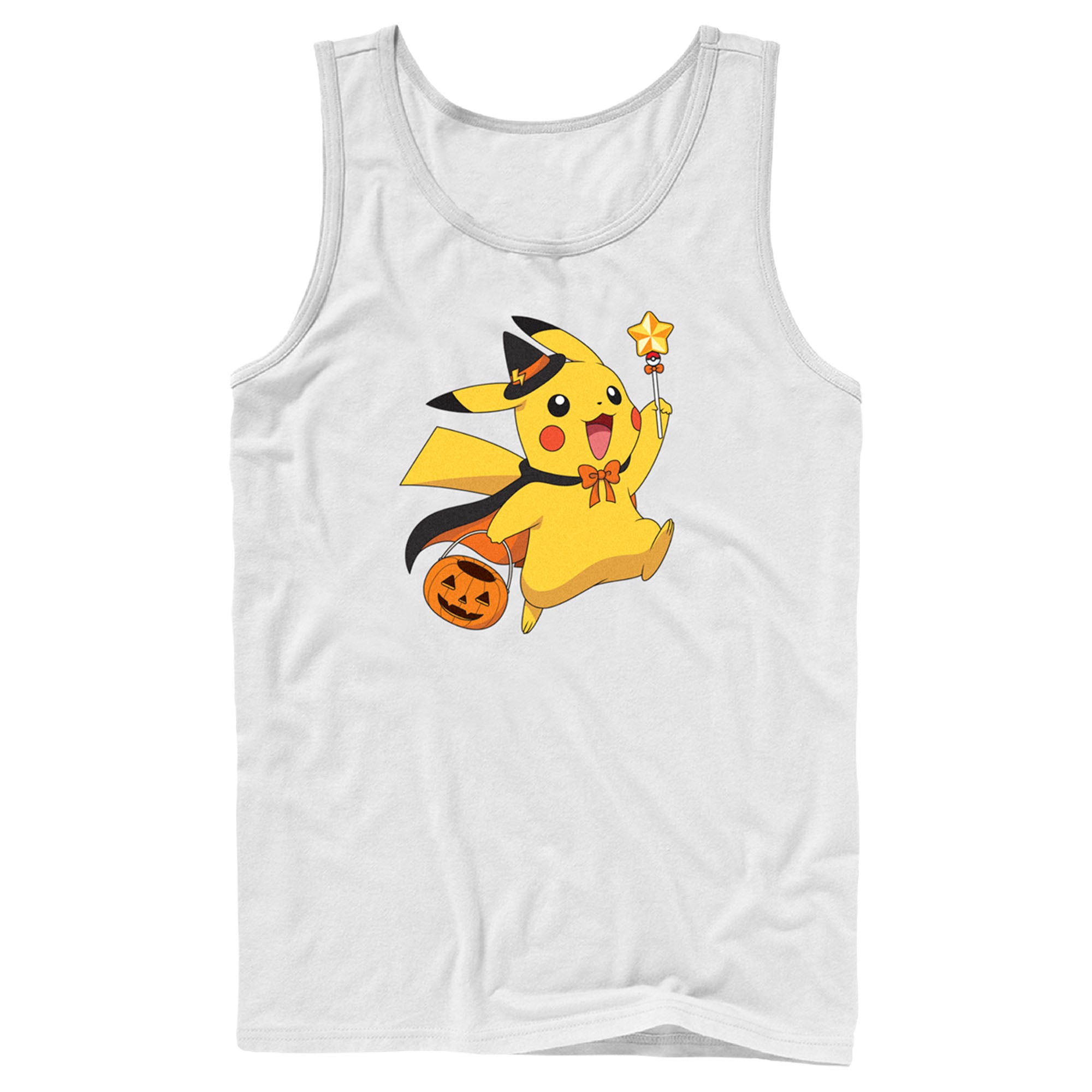 Men’S Pokemon Halloween Pikachu Wizard Tank Top