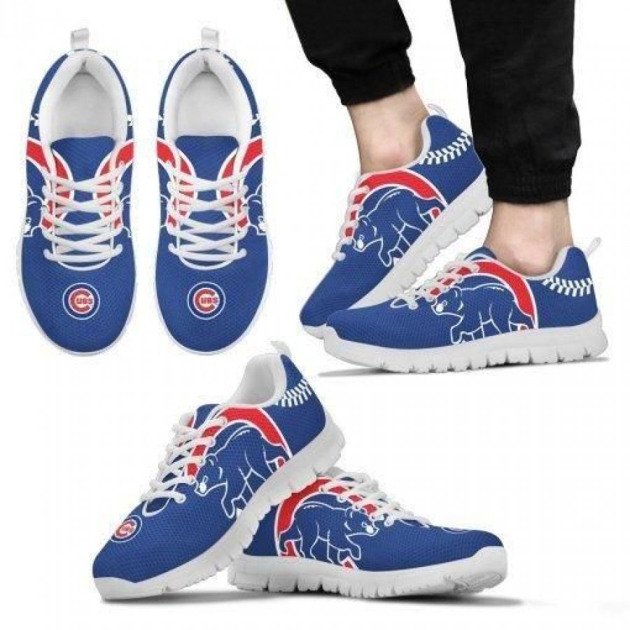 Chicago Cubs Fan Custom Unofficial Running Shoes Sneakers Trainers