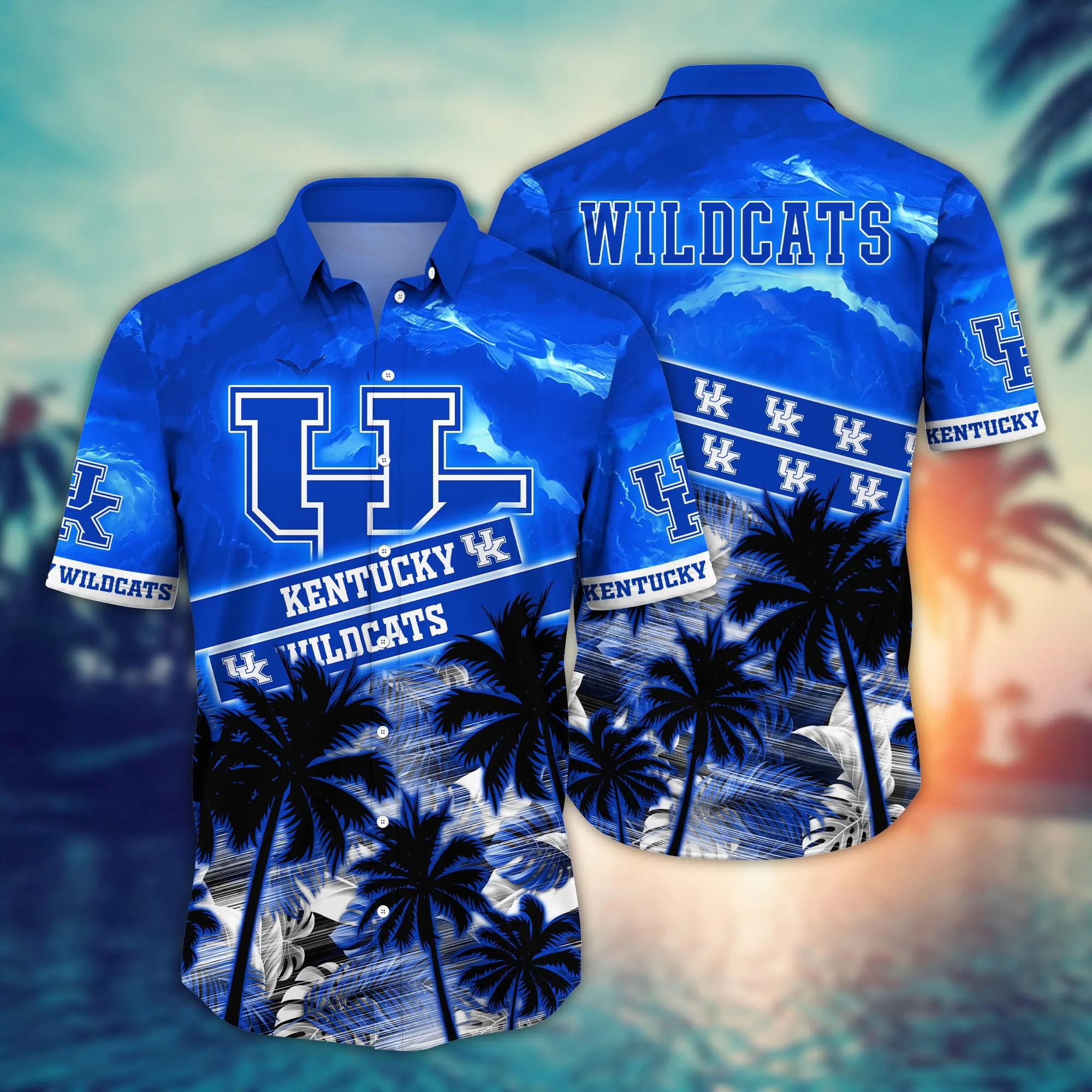 Kentucky Wildcats NCCA Hawaiian Shirt Surf Aloha Shirt