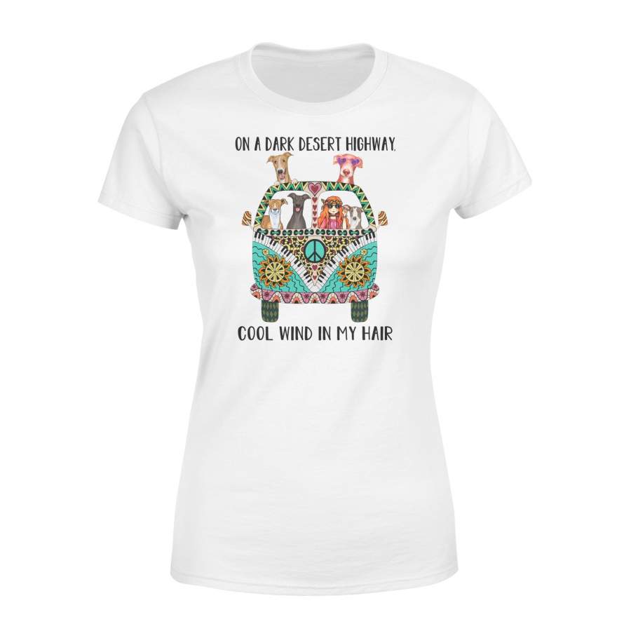 Greyhound Cool Wind Women T- shirt – Standard Women’s T-shirt