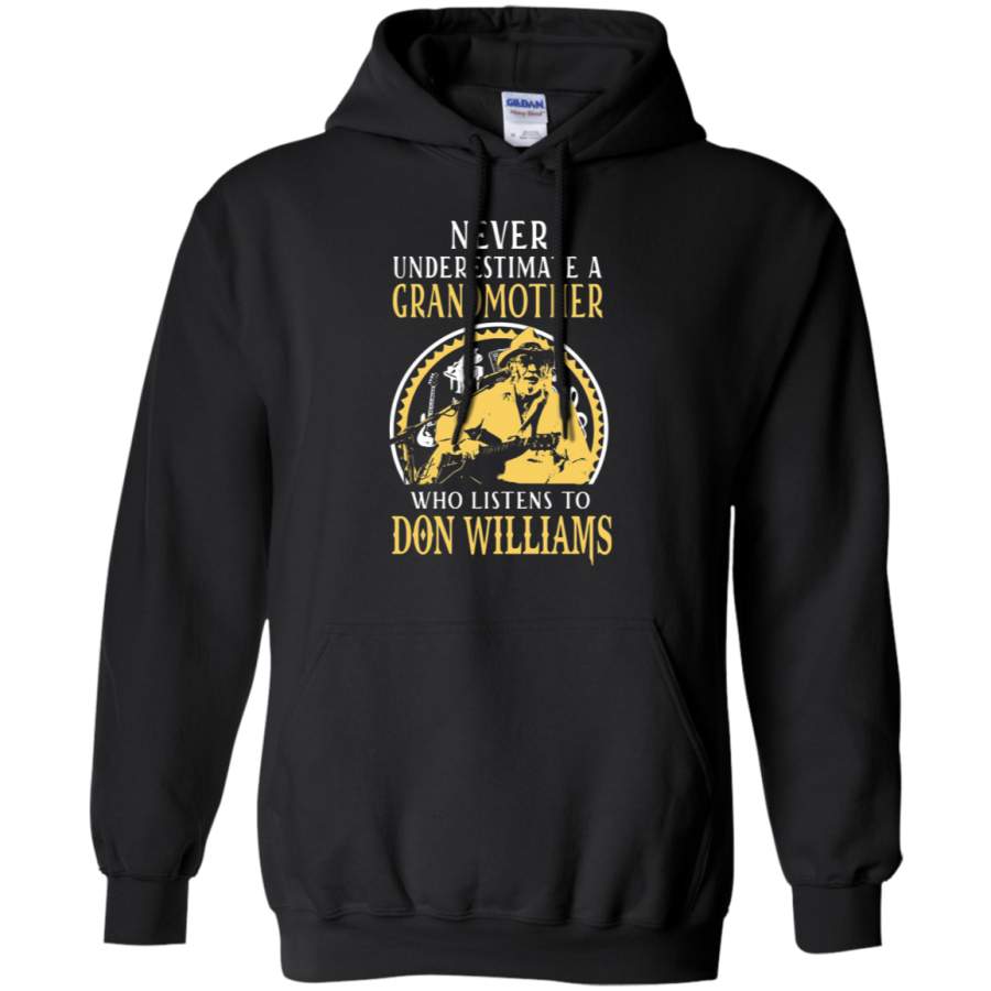 AGR Never Underestimate A Grandmother Who Listens To Don Williams Hoodie