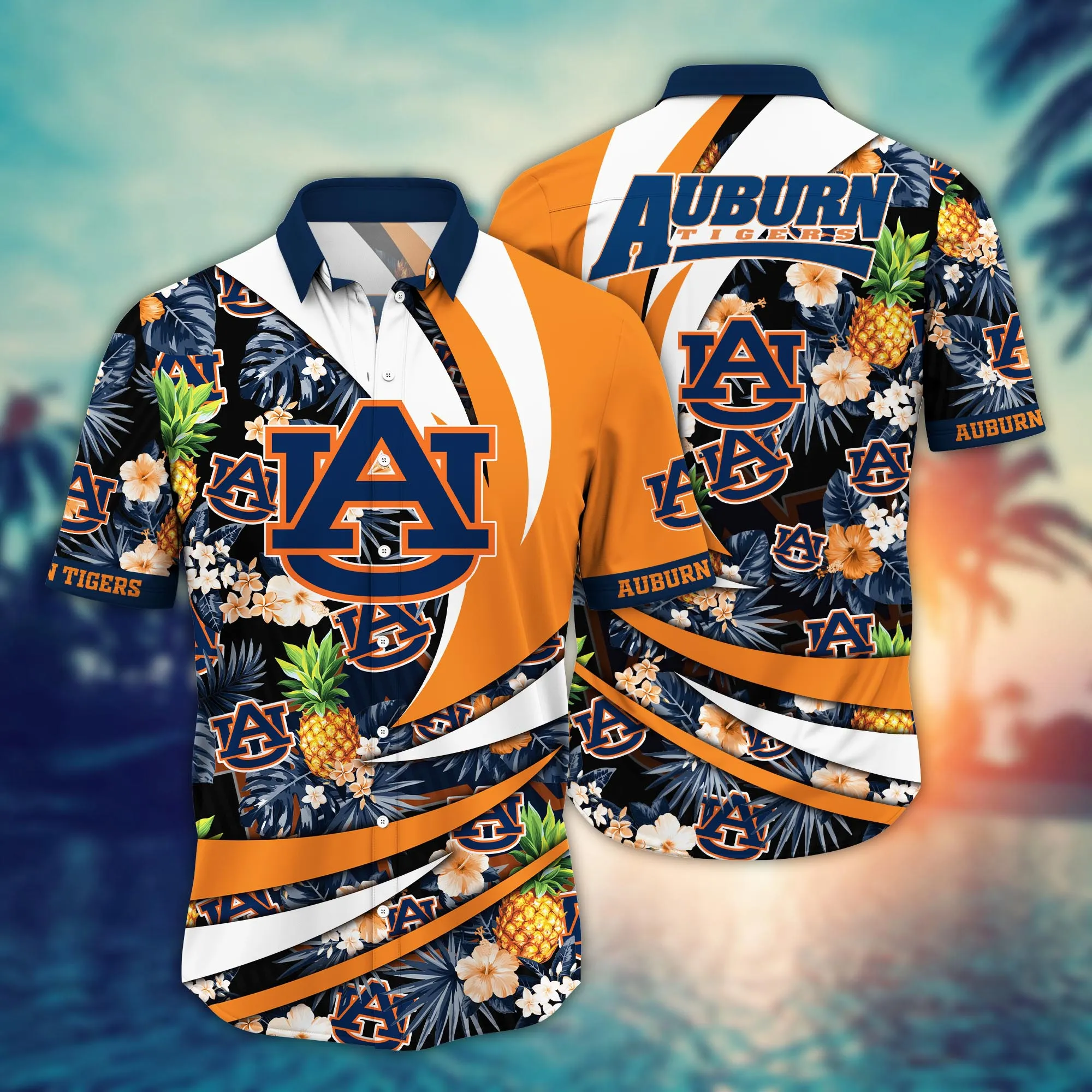 Auburn Tigers NCAA Hawaiian Shirt Warm Days Aloha Shirt