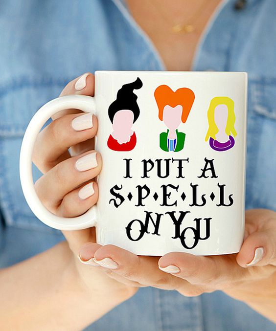 i put a spell on you mug