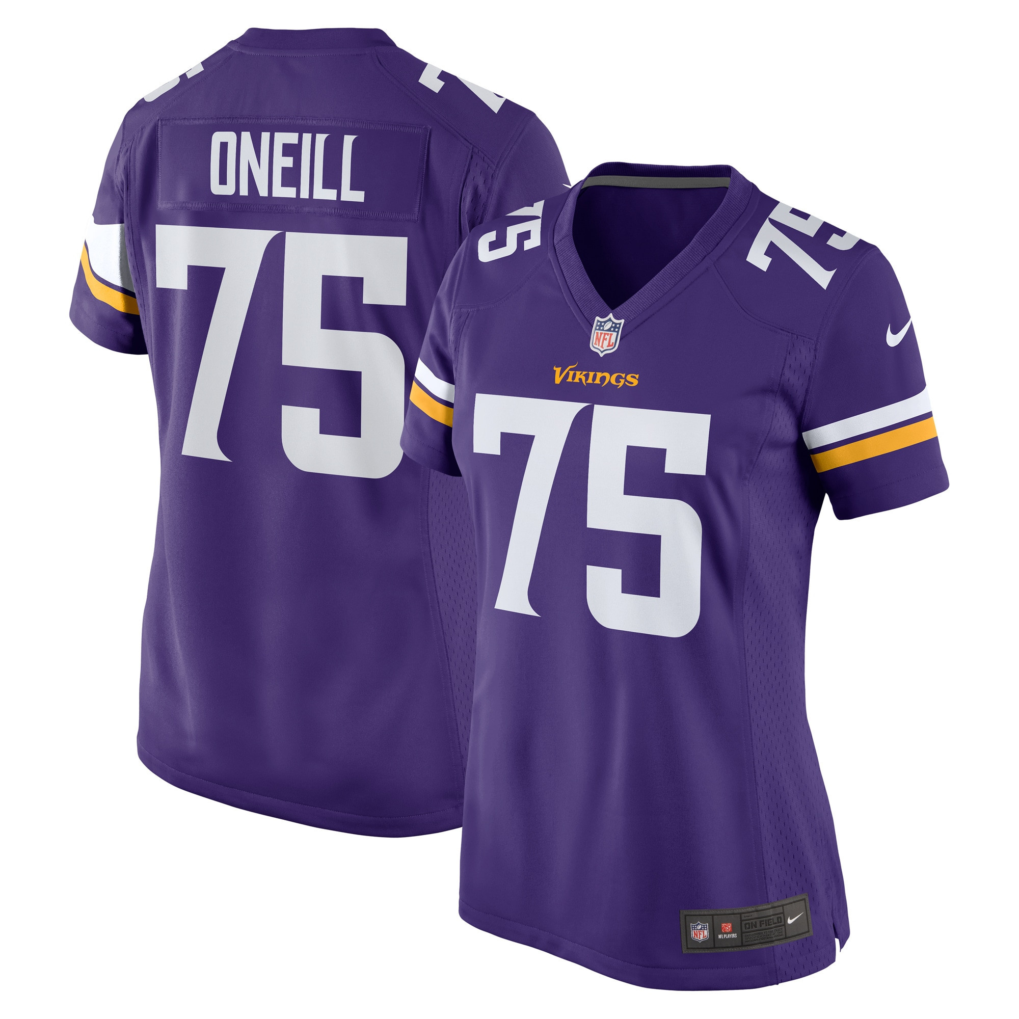 Brian Oneill Minnesota Vikings Womens Game Jersey – Purple NFL