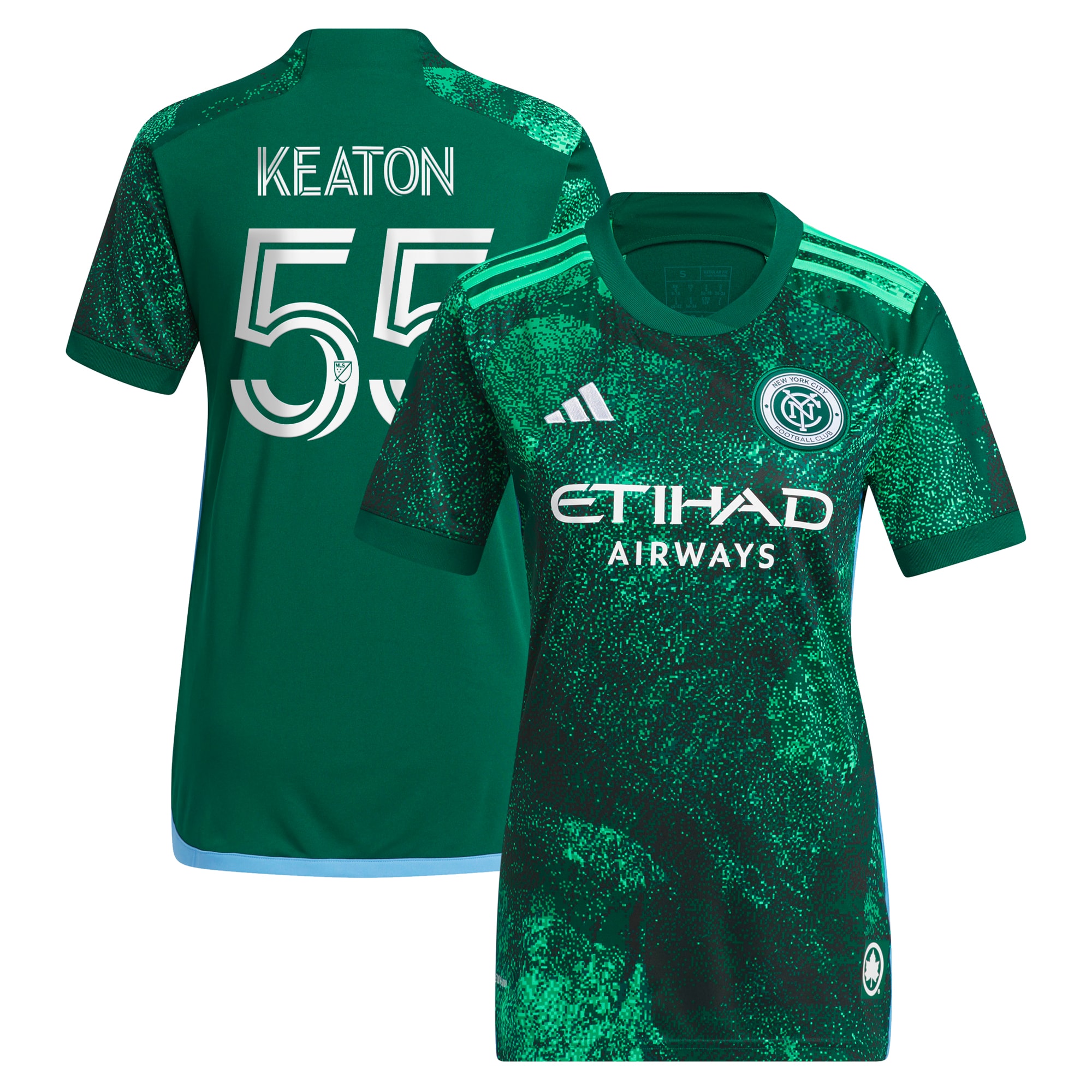 Keaton Parks New York City FC Women's 2023 The Parks Replica Player Jersey – Green