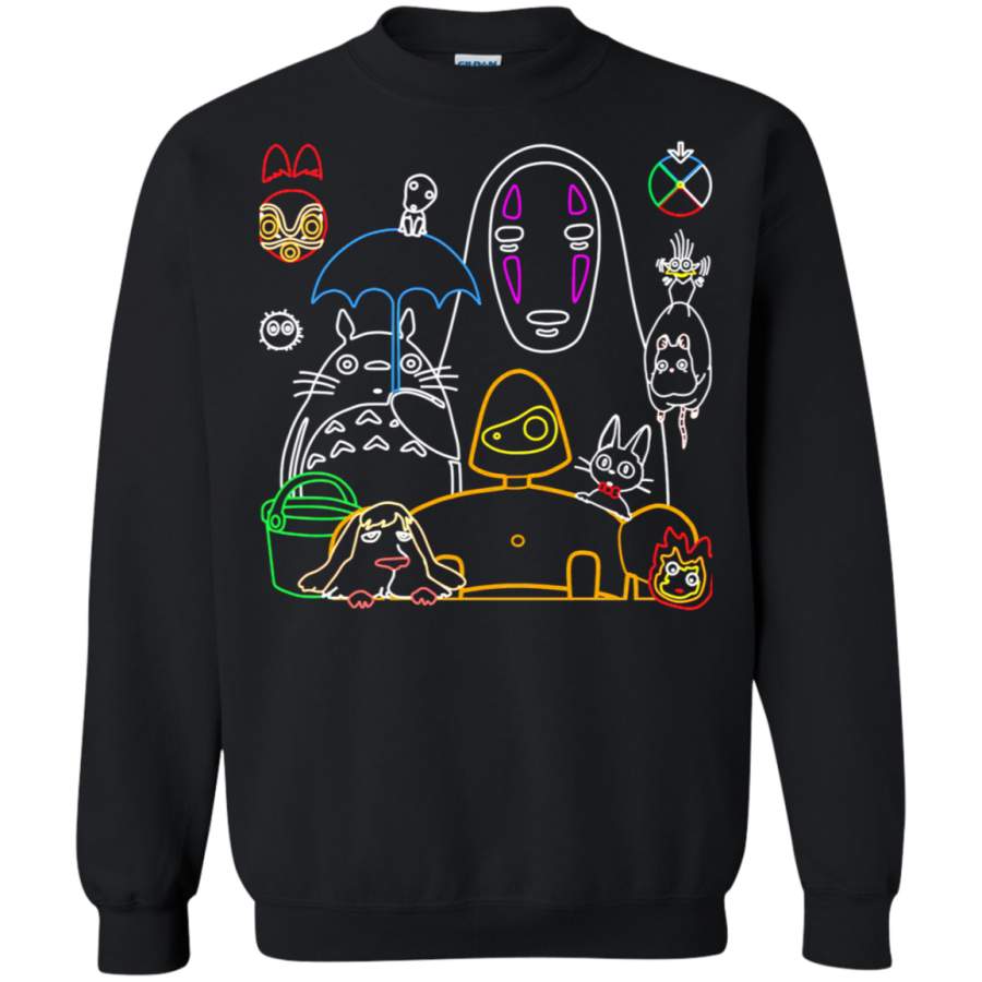 AGR Ghibli mix v2 Crewneck Pullover Sweatshirt