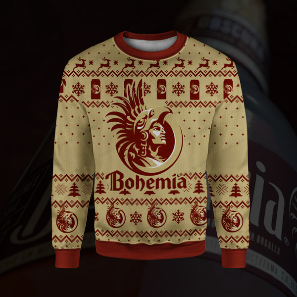 Bohemia Beer Ugly Christmas Sweater 2021