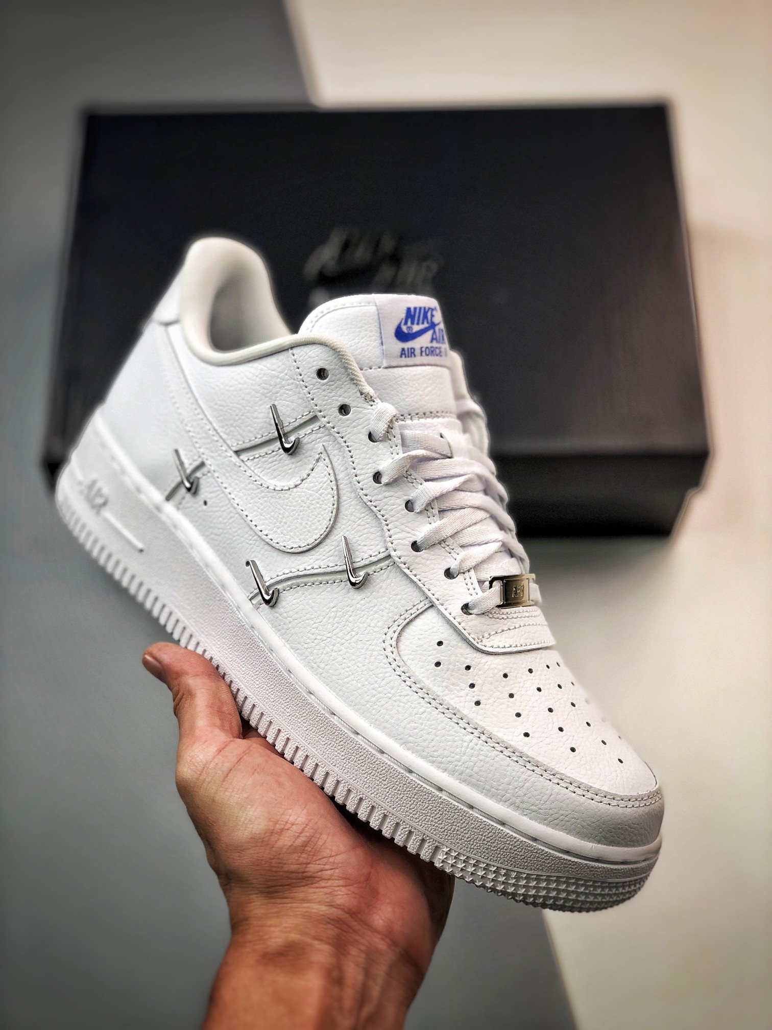 Nike Air Force 1 LX WhiteHyper Royal-Black CT1990-100 5340126