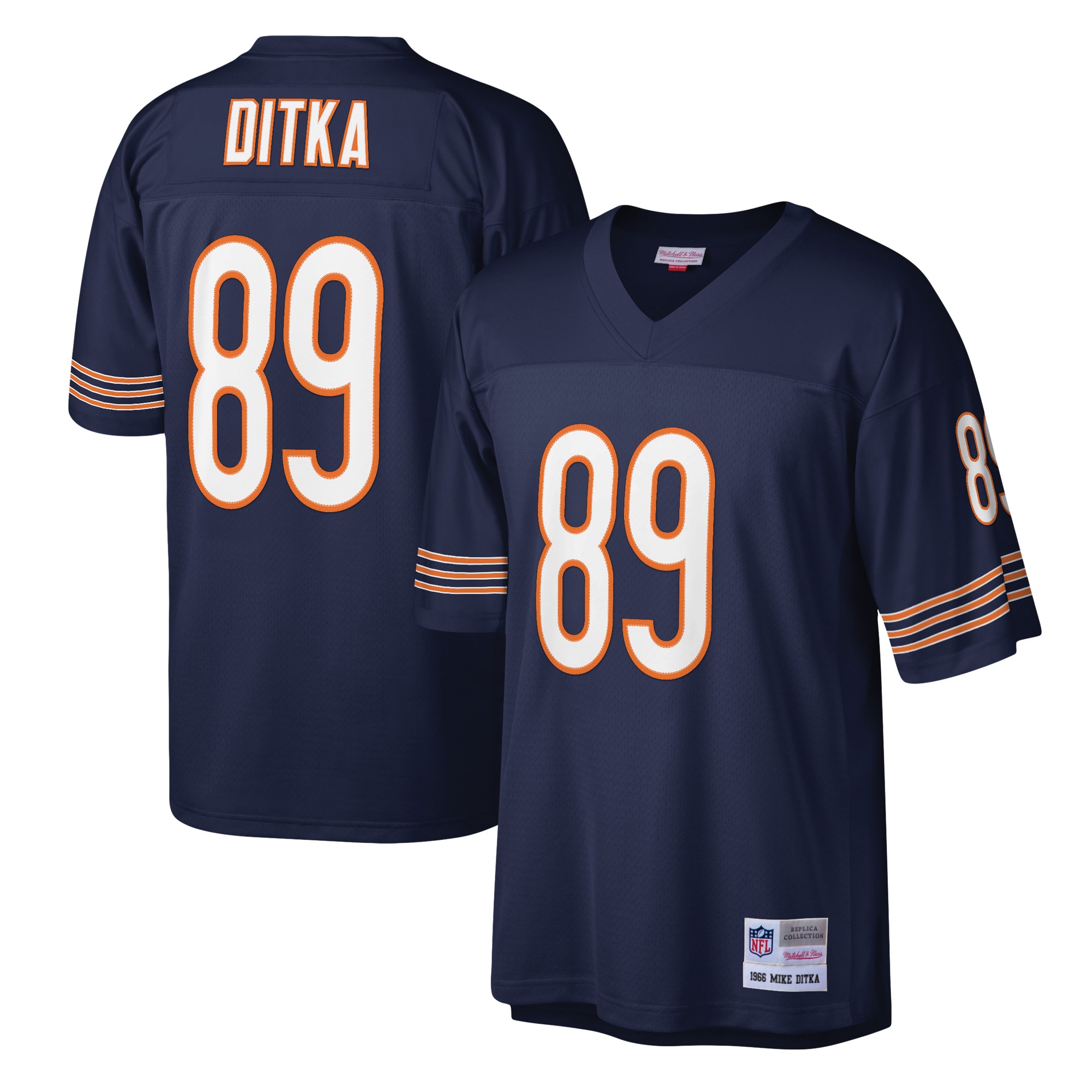 Men’s Chicago Bears Mike Ditka Mitchell & Ness Navy Legacy Jersey