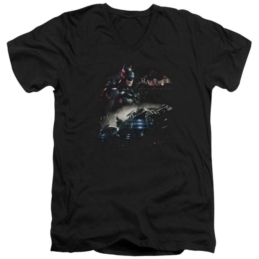 Batman – Arkham Knight Rider Men’s V-Neck T-Shirt