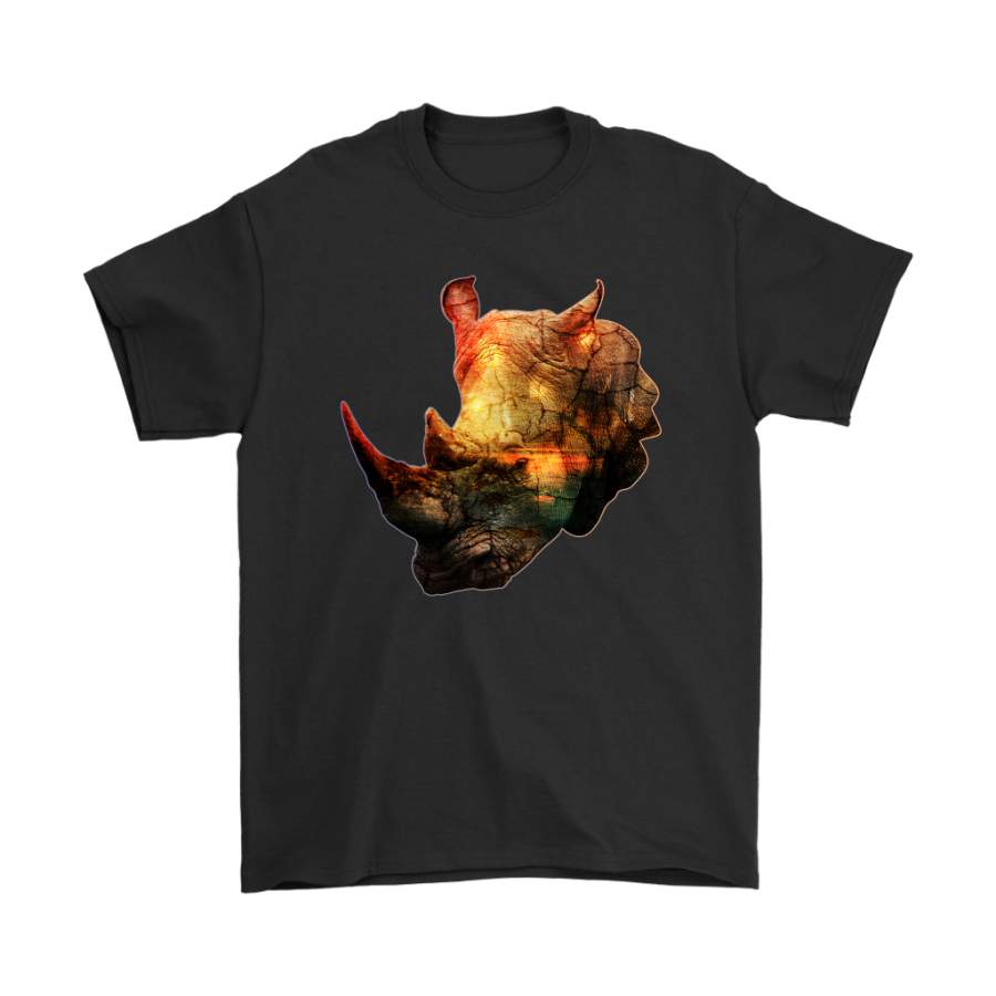 Rhinoceros T-Shirt – Animal Face T-Shirt