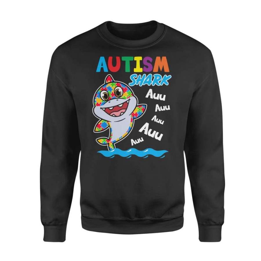 Autism Shark Autism Awareness Day – Standard Fleece Sweatshirt