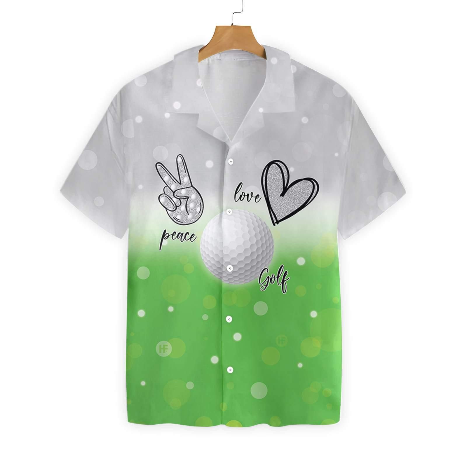 Peace Golf Love 2812 Hawaii Shirt Ha107156