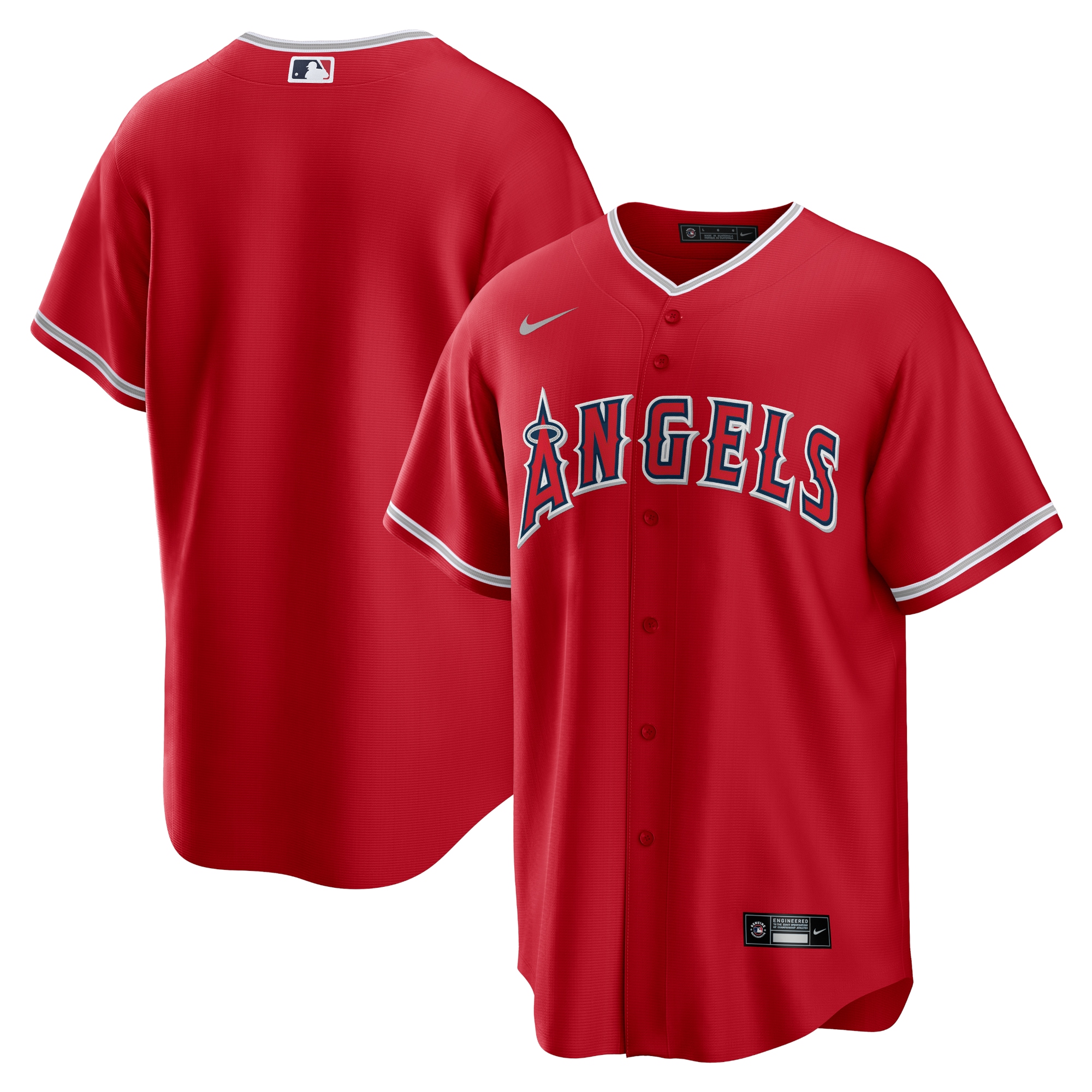 Men’s Los Angeles Angels Red Alternate Team Jersey