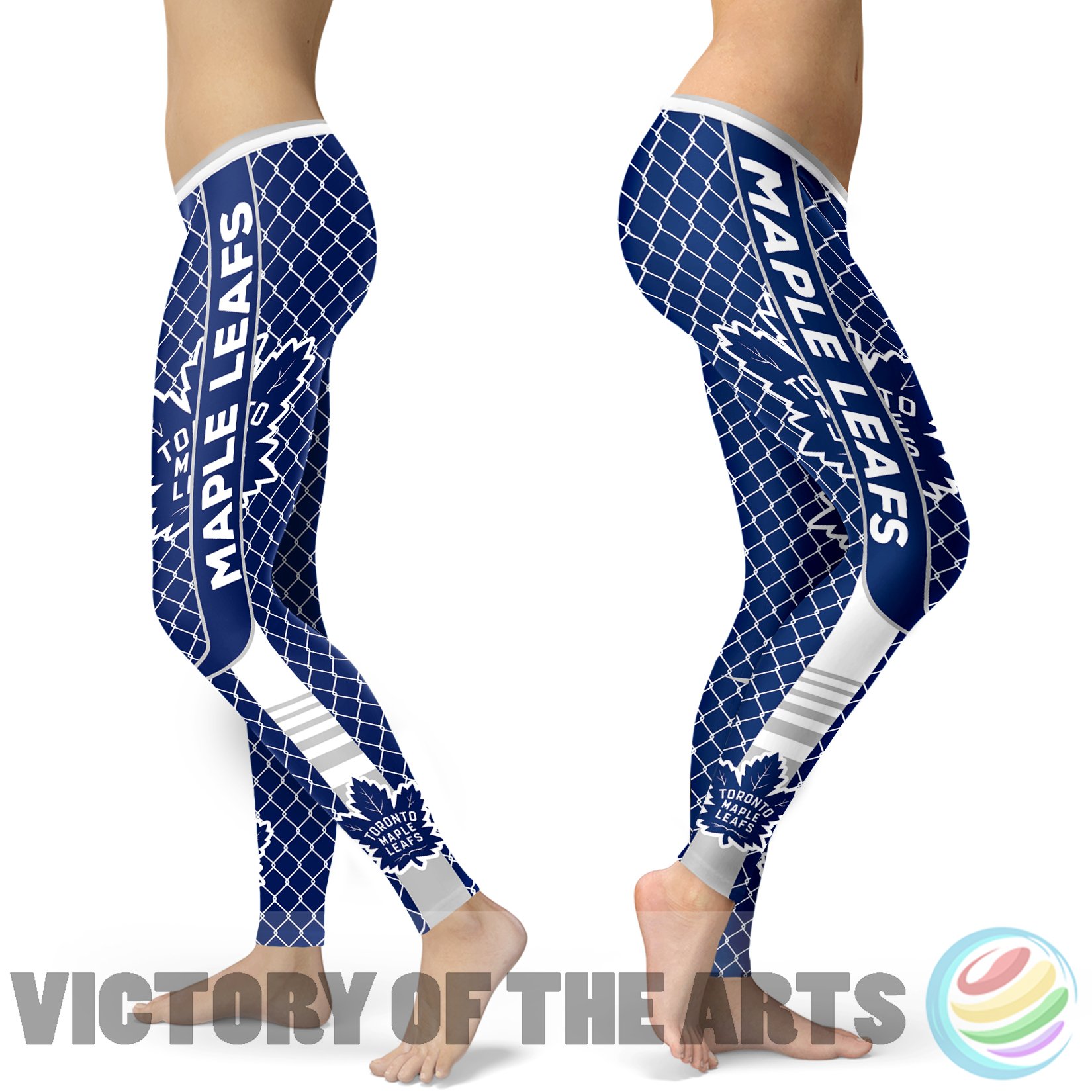 Amazing Line Circle Stylish Fashion Toronto Maple Leafs Leggings