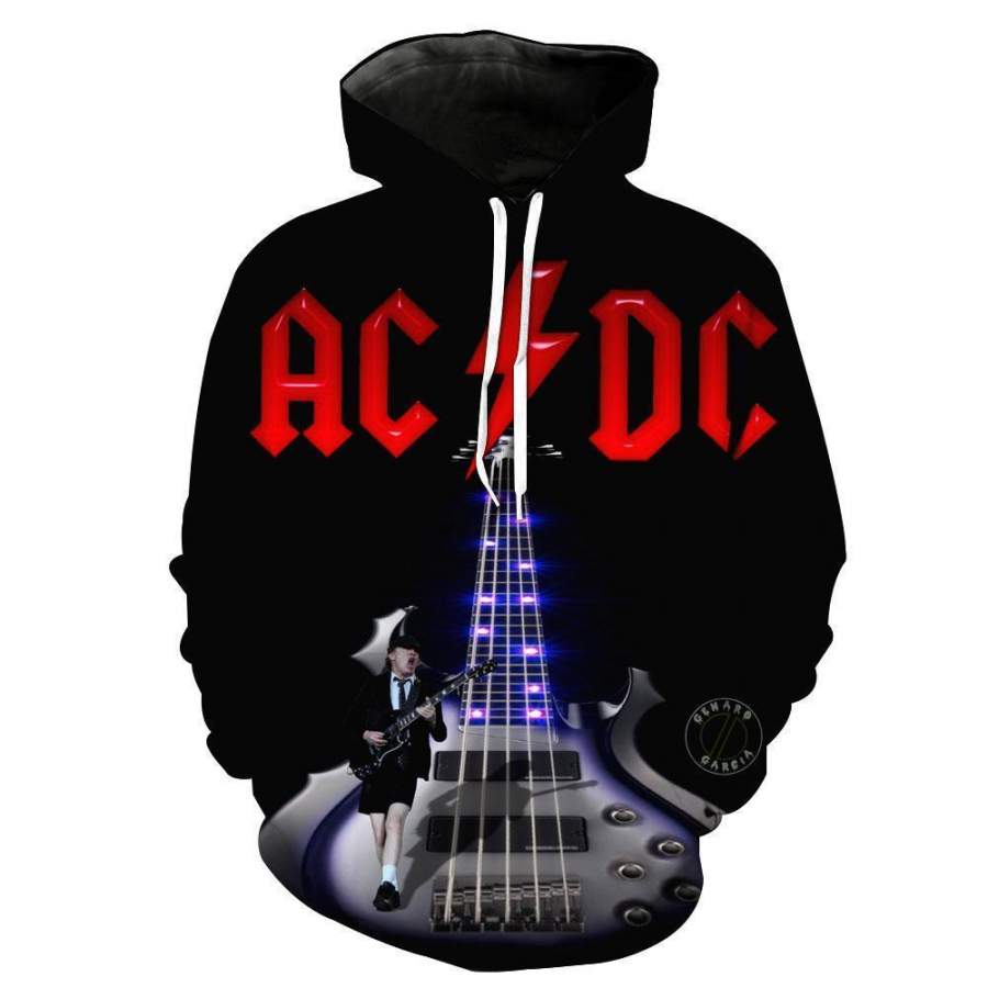ACDC Rock Band 3D full over print Hoodie, Sweater, TShirt LK-189