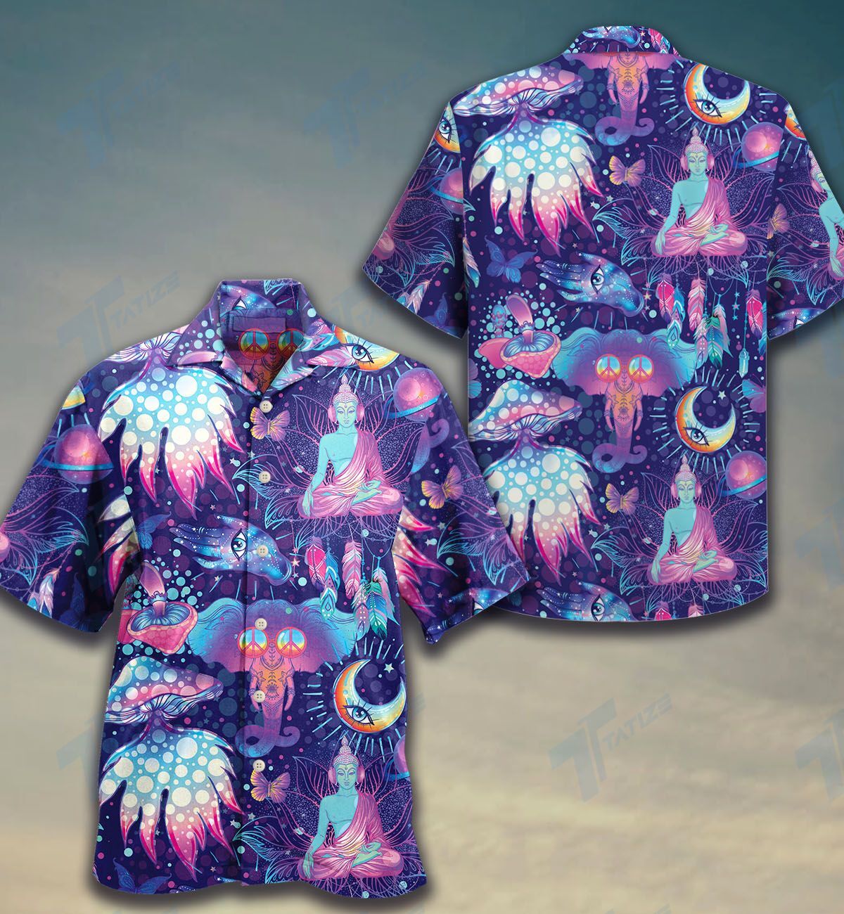 Psychedelic Shaman Mushrooms Hawaii Shirt Ha76618