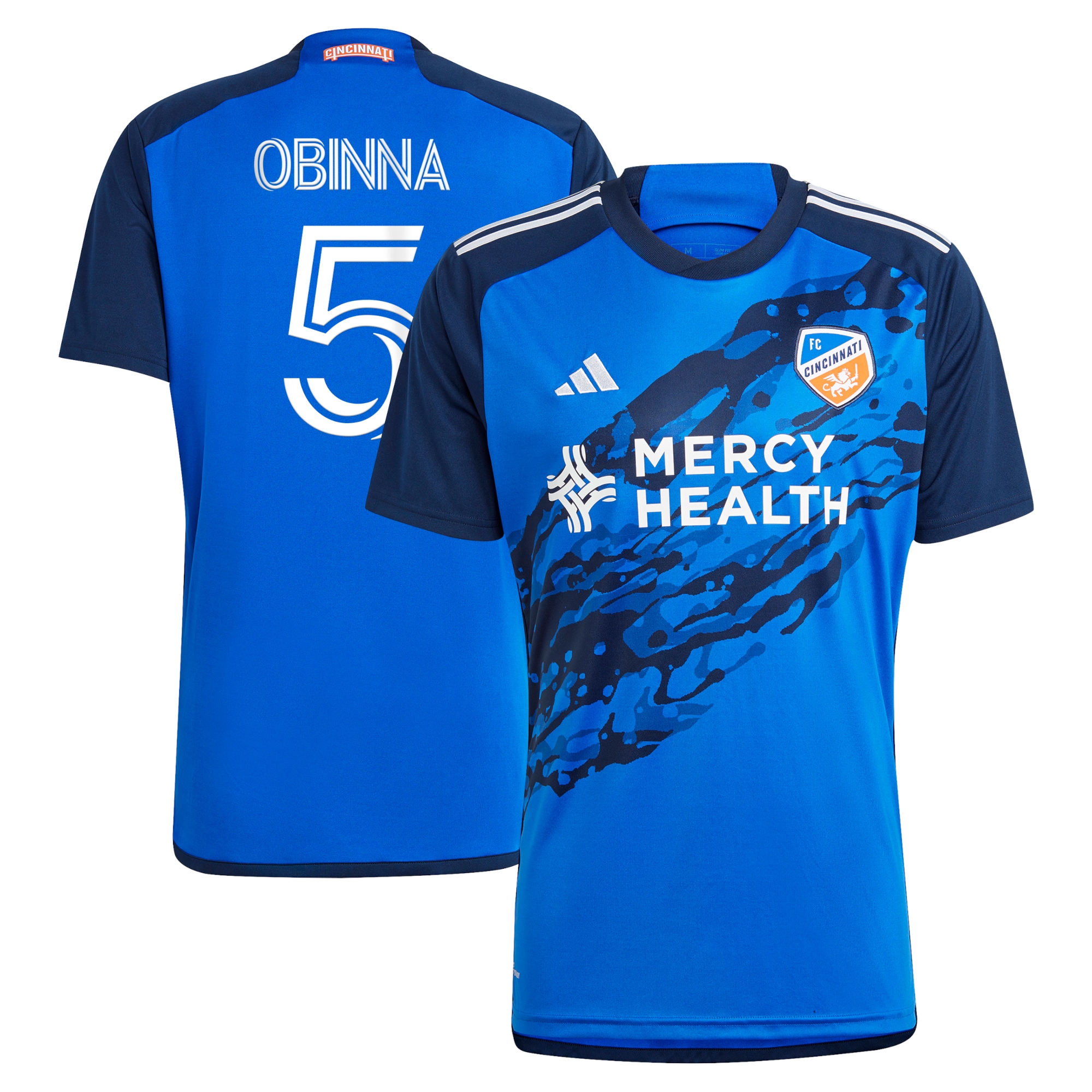 Obinna Nwobodo FC Cincinnati 2023 River Kit Replica Jersey – Blue