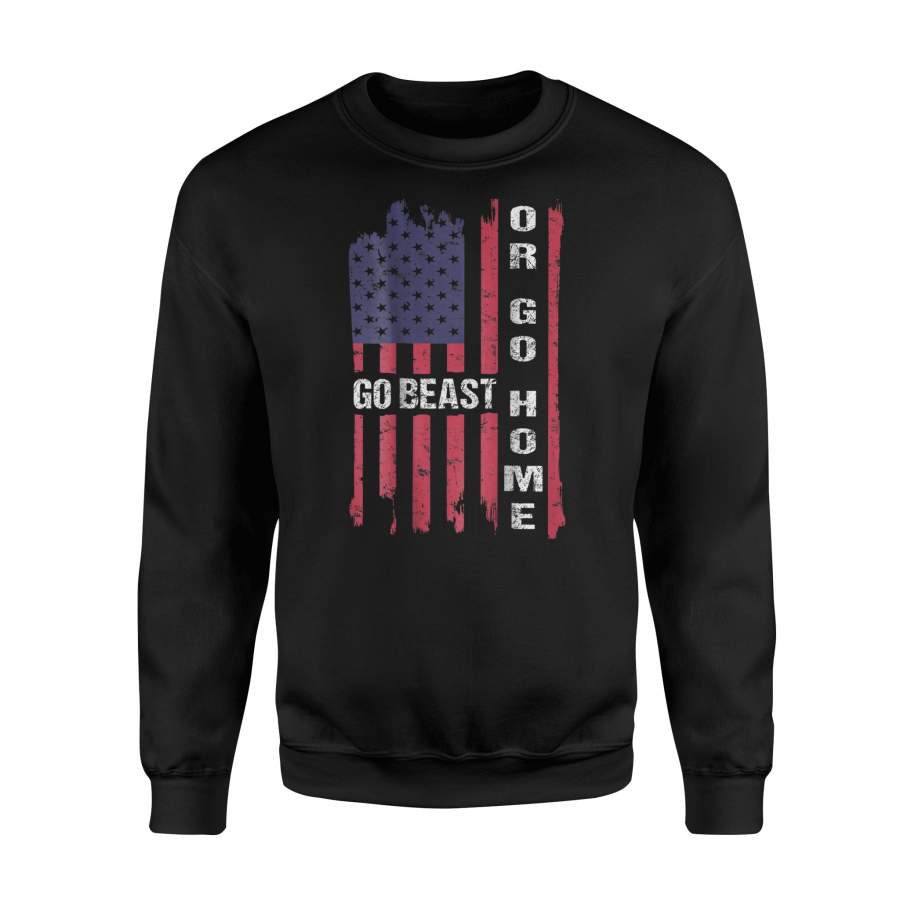 Bodybuilding American Flag Patriotic Sweatshirt