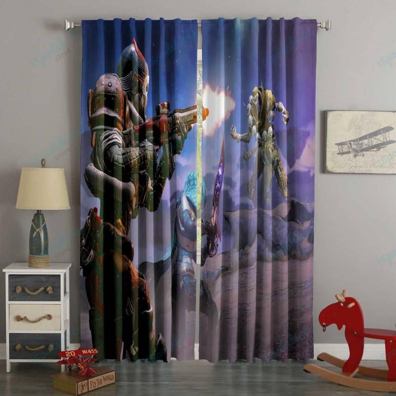 3D Printed Destiny 2 Style Custom Living Room Curtains