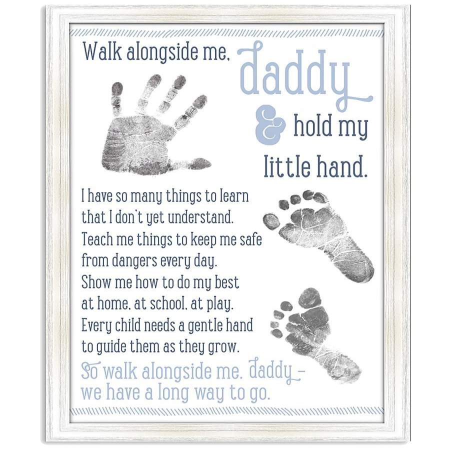 Walk Alongside Me Daddy Hold My Little Hand Trending Vertical Poster ...