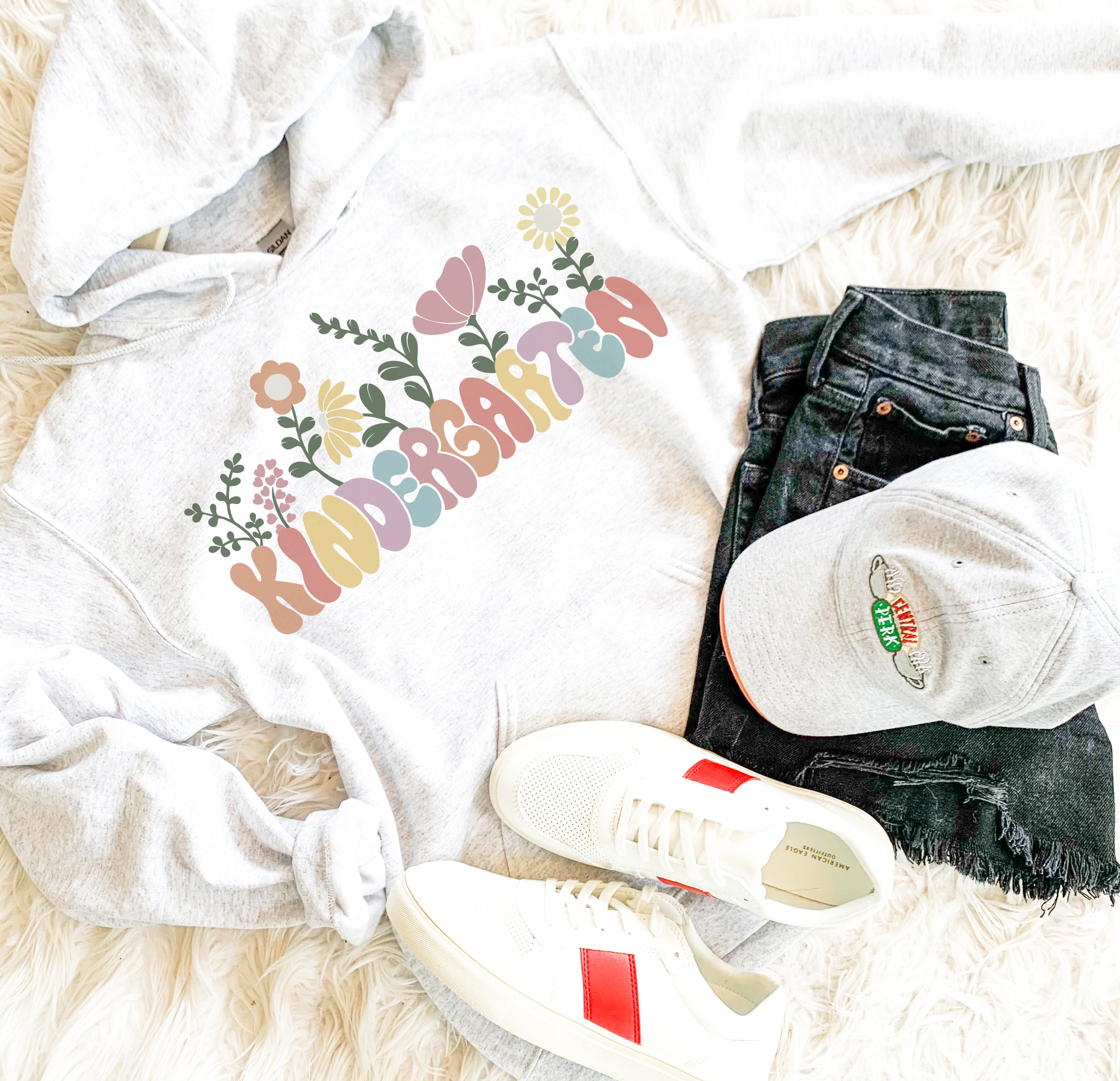 Flower Kindergarten Teacher Sweatshirt