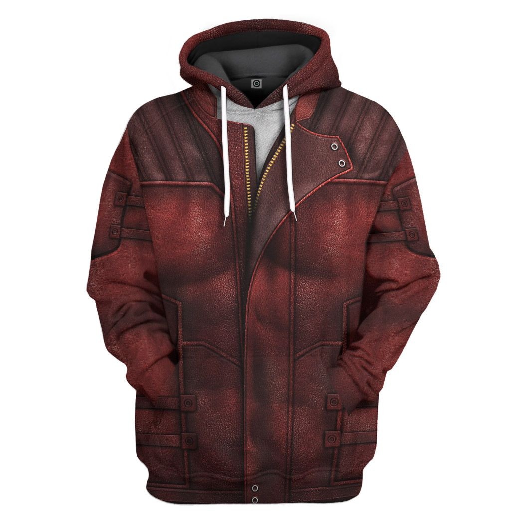 3D Guardian Of The Galaxy Star Lord Costume Custom Tshirt Hoodie Apparel
