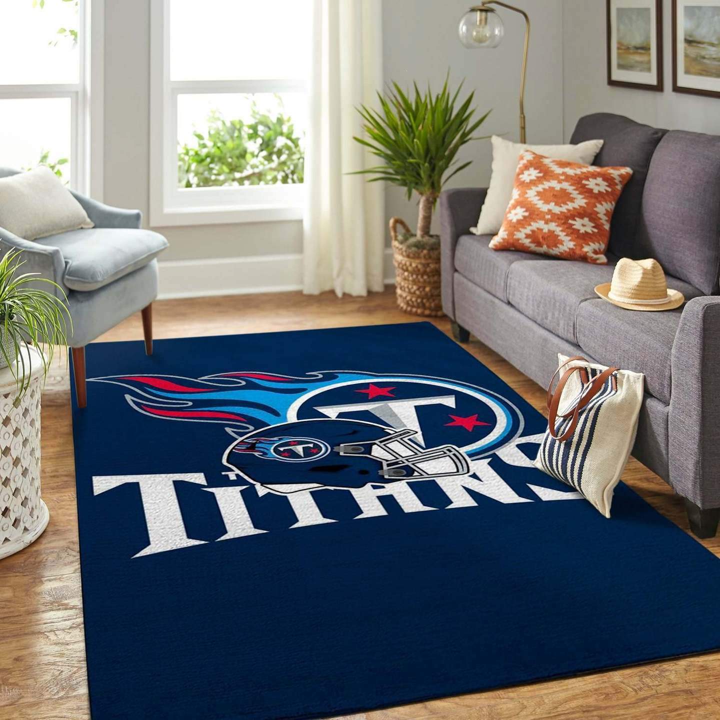 Tennessee Titans Area Rug, Football Floor Decor Rcdd81F31295