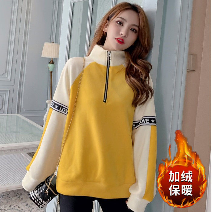 Streetwear Full Zip Up Star Clothes Kawaii Sweatshirt Women Korean Fashion Autumn Winter Clothes Sweatshirts Free Shipping Cute alx