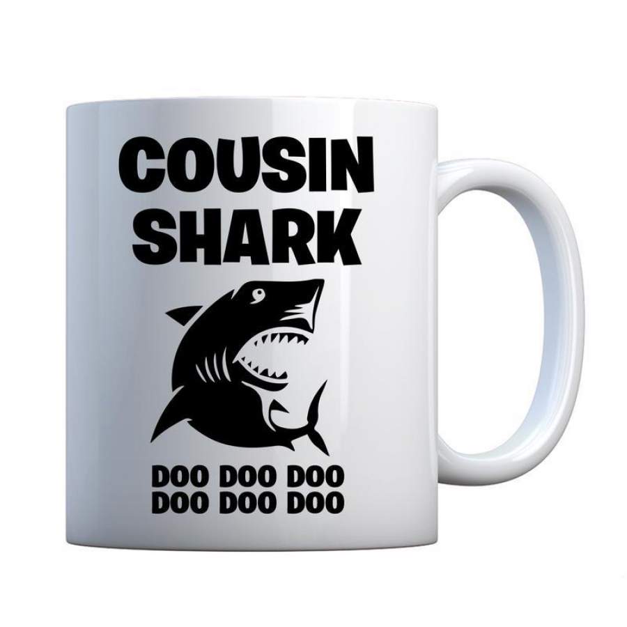 Cousin Shark Ceramic Gift Mug