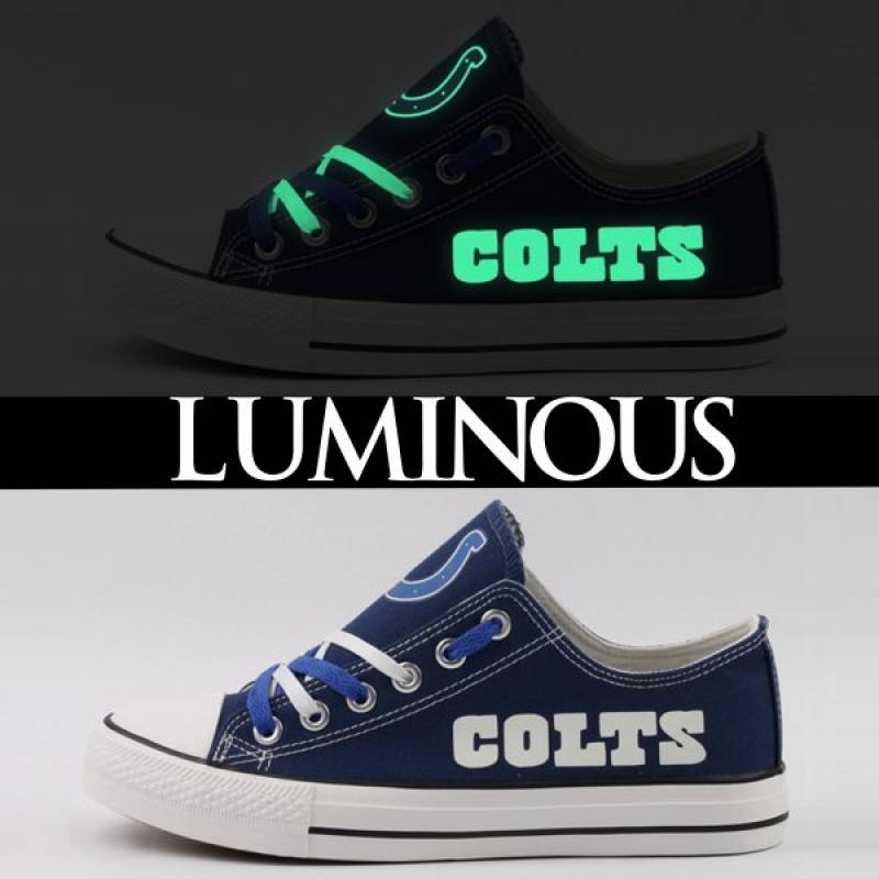 Indianapolis Colts Canvas Shoes, Colts Sneakers, Tennis Shoes