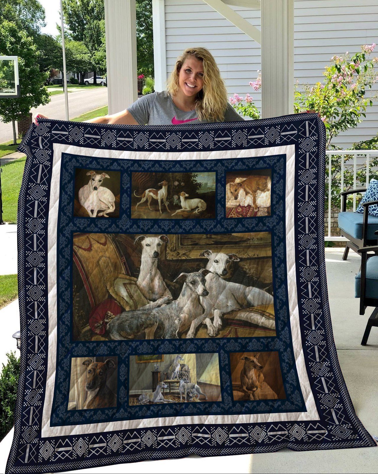 Whippet Quilt Blanket