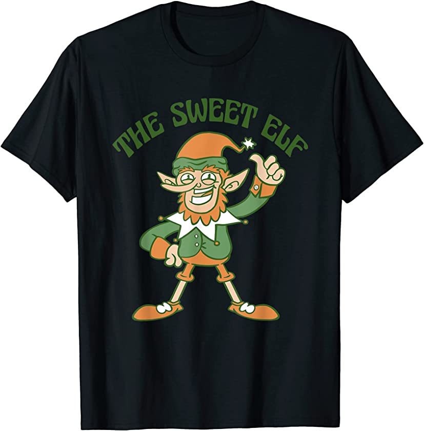 The Sweet Elf Cute Ugly Christmas Sweater T-Shirt