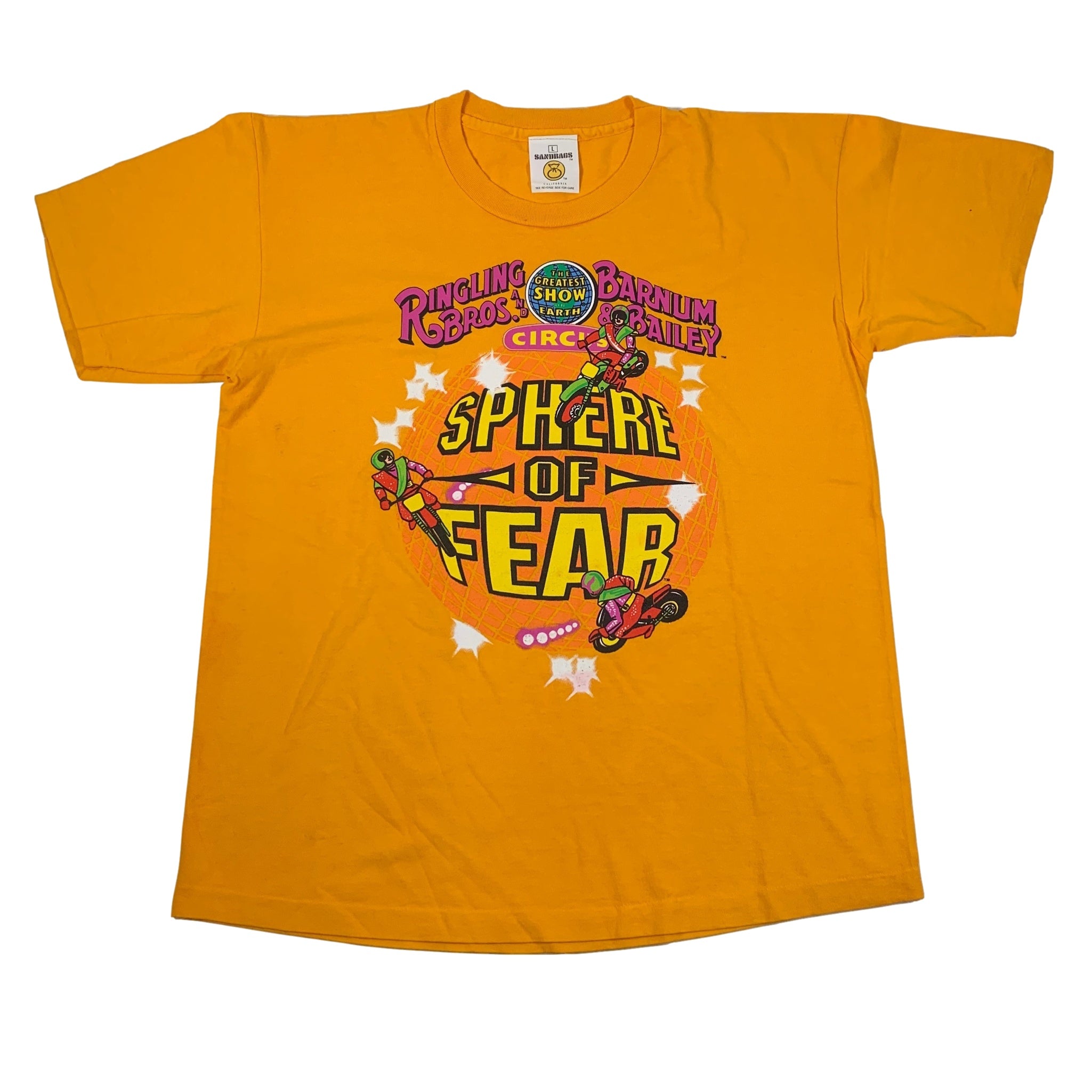 Vintage Ringling Bros And Barnum & Bailey Circus “Sphere Of Fear” T-Shirt