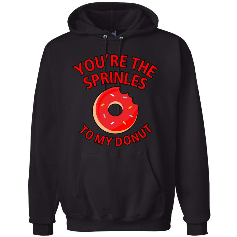 You’re the Sprinkles to My Donut Cute Valentine Valentine’s Day Hooded Sweatshirt Graphic Hoodie