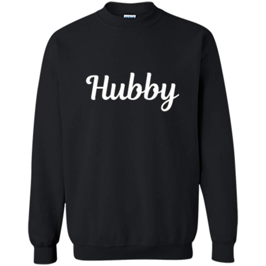 Mens Mens Hubby Couples T Shirt Husband and Wife Cute Set Tshirts Printed Crewneck Pullover Sweatshirt